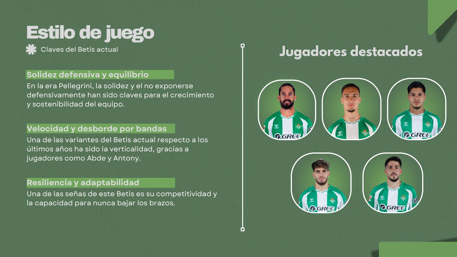 Vídeo análisis · búsqueda de jugadores